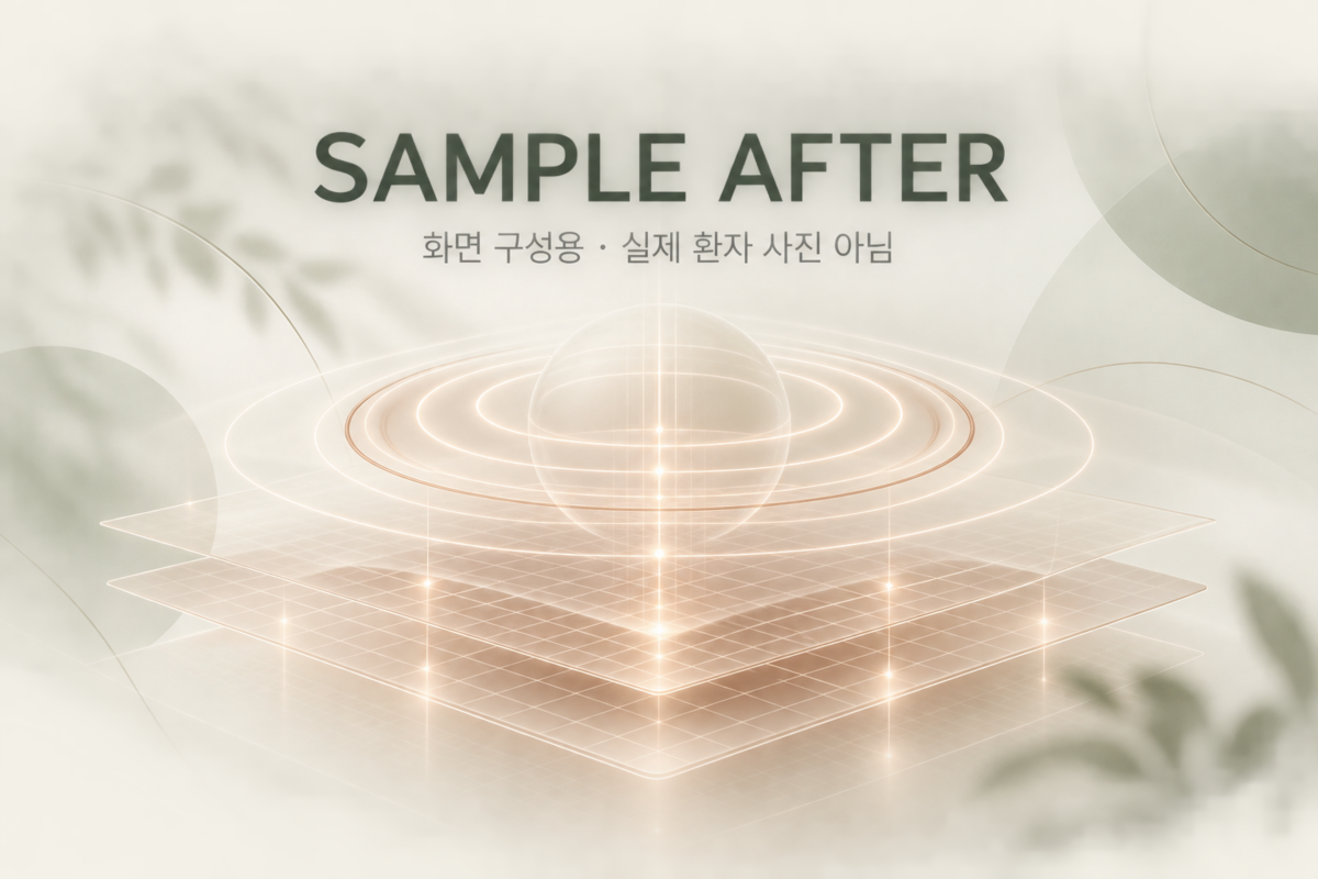[샘플] 써마지 사례 카드 화면 구성용 AFTER 샘플